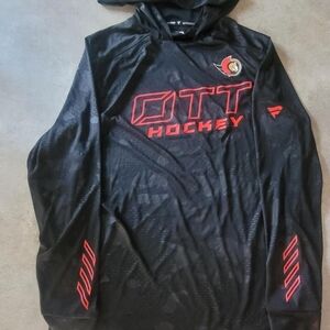 Ottawa Senators dri-fit hoodie fanatics authentic pro